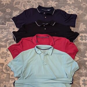 IZOD Polo Shirts Lot Of 4 Mens XL See Pictures